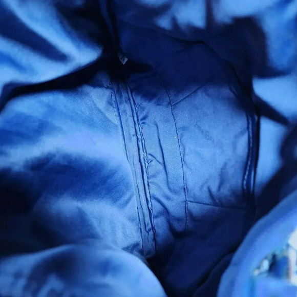 Vera Bradley HIPSTER Crossbody BLUE TAPESTRY Purse Shoulder Bag - Picture 7 of 9